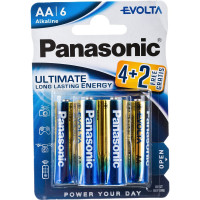 Элементы питания Panasonic LR6 EVOLTA BL6 4+2 6173