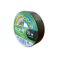 Изолента ECON 19/20/0,13, черный 19201301