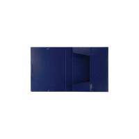 Папка-короб на резинках BRAUBERG 50 мм, синяя, 0.7 мм 224162