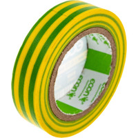 Изолента ECON 15/10/0,13, жёлто-зелёный 15101305