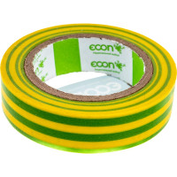 Изолента ECON 15/10/0,13, жёлто-зелёный 15101305