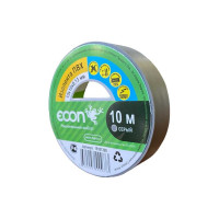 Изолента ECON 15/10/0,13, серый 15101309