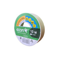Изолента ECON 15/10/0,13, белый 15101304