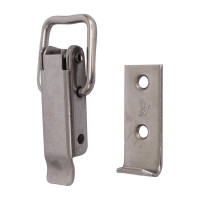 Замок для ящика с прямой ответной частью VORMANN 70х31 мм, нержавеющая сталь 011202070/8018