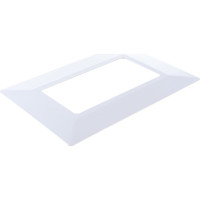 Декоративная рамка Bylectrica накладка под выключатель, белая, ЮЛИГ.735212.421