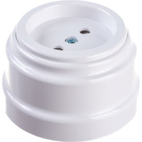 Розетка Bylectrica РА16-0205 1-местная без заз. со шторк. 16А ОУ, серия РЕТРО