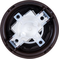 Розетка Bylectrica РА16-0205 1-местная без заз. со шторк. 16А ОУ, серия РЕТРО, шоколад