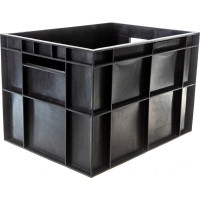 Ящик Тара.ру п/э 400x300x280 Фин-Пак цв. чёрный 22382