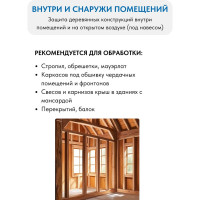 Огнебиозащита древесины ll группы ХИМЭКСИ 10 л 11001