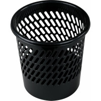 Сетчатая корзина для бумаг STAFF Basic 11 л черная 237917