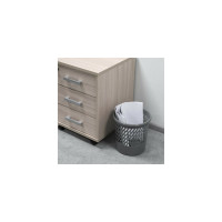 Сетчатая корзина для бумаг STAFF Basic 11 л серая 237918