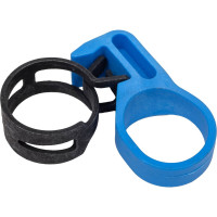 Пружинный хомут MUBEA 19х12 черный с чекой, FBS, Германия 19012000035