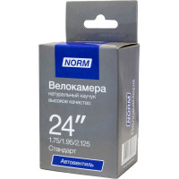 Велосипедная камера NORM Стандарт, 24", 1.75/1.95 HP-24-175-195