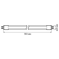 Светодиодная лампа Jazzway PLED T5-600GL FR 8Вт матовая 6500К холодный белый 230В/50Гц 5016040