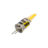 Светодиодная лампа Jazzway PLED-G4 COB 2.5Вт капсульная 5500К холодный белый G4 200лм 12В силикон 10х39мм 2855770