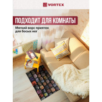 Влаговпитывающий коврик VORTEX Samba Мостовая 50x80 см 10 24218