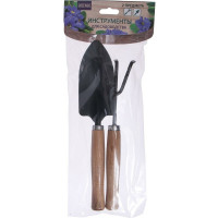 Набор садового инструмента Greengo 2 предмета, 20 см, деревянная рукоять 1773746