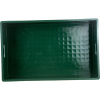 Сплошной ящик Тара.ру п/э 740x465x145 зелёный 22443