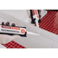 Универсальный нейтральный силиконовый герметик Технониколь белый, 280 мл TN756254