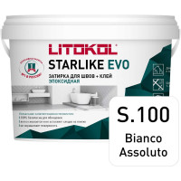 Эпоксидный состав для укладки мозаики LITOKOL STARLIKE EVO S.100 BIANCO ASSOLUTO 485110002