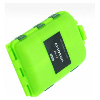 MEIHO Коробка рыболов. FB-10 FLY BOX Green 97х65х30 FB-10-G