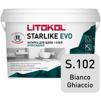 Эпоксидный состав для укладки мозаики LITOKOL STARLIKE EVO S.102 BIANCO GHIACCIO 485120002