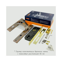 Врезной замок НОРА-М N 106-85 К золото 40мм 17134