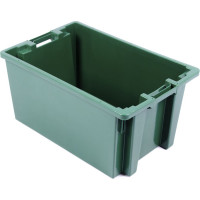 Ящик Тара.ру п/э 600х400х300 сплошной, зелёный 05433