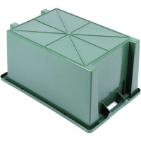 Ящик Тара.ру п/э 600х400х300 сплошной, зелёный 05433