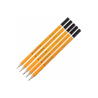 Набор чернографитных карандашей INFORMAT DESIGN 12 шт в упаковке, 2В-2Н, заточенные, шестигранные PPNBY12