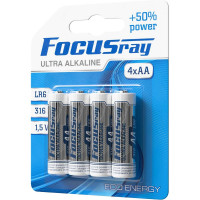 Батарейки Focusray ULTRA ALKALINE LR6 BL4 622456
