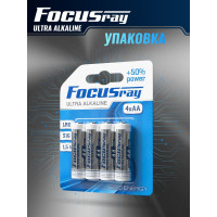 Батарейки Focusray ULTRA ALKALINE LR6 BL4 622456