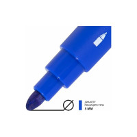 Перманентный маркер INFORMAT PERMANENT 5 мм синий круглый PM01B