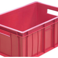 Ящик Тара.ру п/э 600х400х250 2,2кг, сплошной, красный 00960