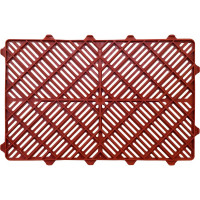 Ящик Тара.ру п/э для заморозки 600х400х150 конусный, перфорированный, красный 01168