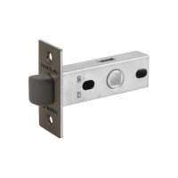 Дверная защелка НОРА-М С-45П пластик. яз. графит 17213