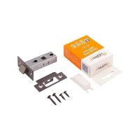 Дверная защелка НОРА-М С-45П пластик. яз. графит 17213