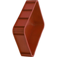 Ящик Тара.ру п/э 430х330х110 без крышки, под пирожные, красный 02959