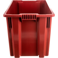 Ящик Тара.ру п/э 600х400х400 сплошной красный 05422