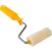 Мини-валик РемоКолор малярный с рукояткой Велюр, ось 6мм, D15мм, 55мм, 06-4-910