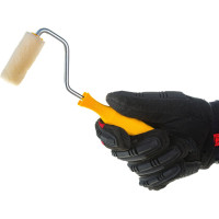 Мини-валик РемоКолор малярный с рукояткой Велюр, ось 6мм, D15мм, 55мм, 06-4-910