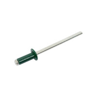 Заклепка вытяжная Госкреп ал./ст. 3,2x8 RAL6005 зеленый мох 28 шт. 8-0011840