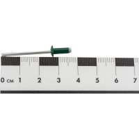 Заклепка вытяжная Госкреп ал./ст. 3,2x8 RAL6005 зеленый мох 28 шт. 8-0011840