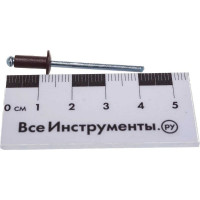 Заклепка вытяжная Госкреп ал./ст. 4,0x10 RAL8017 шоколадный 22 шт. 8-0011880
