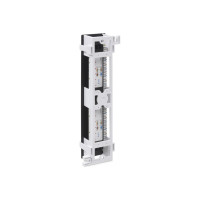 Патч-панель Cabeus настенная, 12 портов RJ-45, категория 6, PL-12-Cat.6-WL-Dual