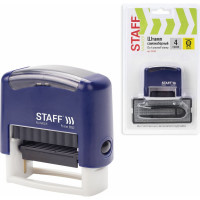 Самонаборный штамп STAFF Printer 8052 4-строчный, оттиск 48х18 мм, кассы в комплекте 237424