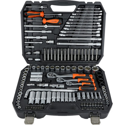 Набор инструмента AV STEEL 144 предмета 1/4",3/8",1/2" профессиональный AV-011144