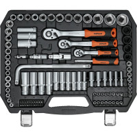 Набор инструмента AV STEEL 144 предмета 1/4",3/8",1/2" профессиональный AV-011144