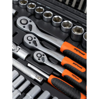 Набор инструмента AV STEEL 144 предмета 1/4",3/8",1/2" профессиональный AV-011144