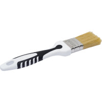 Кисть DECOR Black White универсальная 35х15мм, светлая смешанная щетина, 2К ручка 880-035